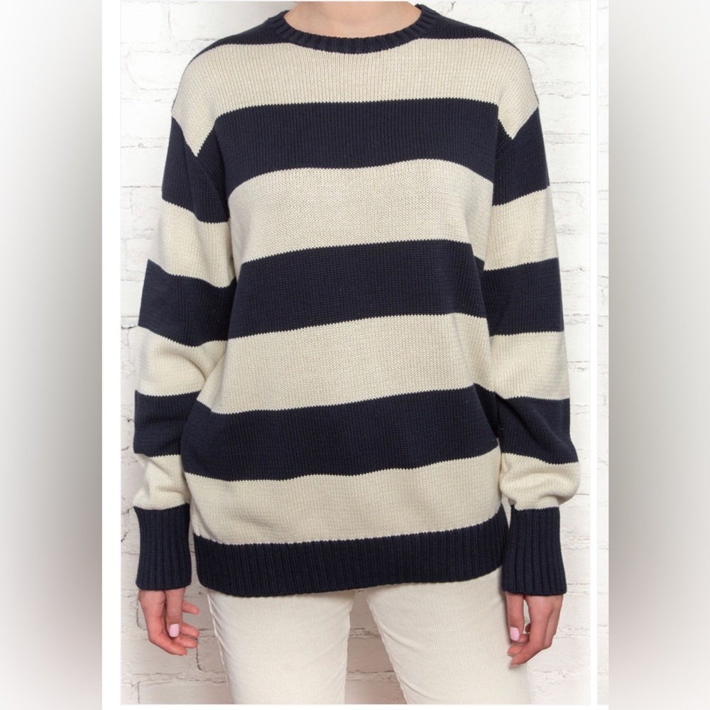 Brandy Melville Brianna cotton thick stripe sweater